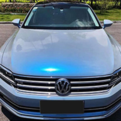 Grueso azul desplazable de la película 140gsm del abrigo del coche del brillo del laser