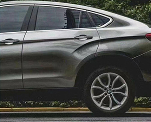 Prenda impermeable a prueba de humedad del laser del brillo del abrigo de plata colorido del coche
