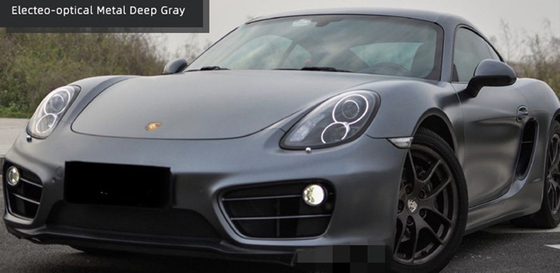 Prueba profunda de Grey Car Wrap Film Moisture del electro metal óptico