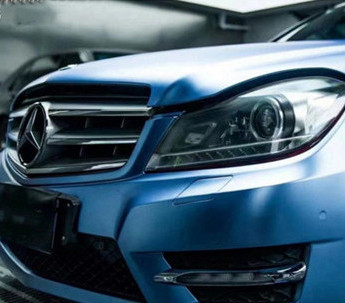 Película metálica de Teal Mist Blue Car Wrap no que se descolora el lanzamiento del aire