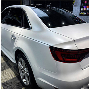 Lanzamiento del aire de la película del abrigo del coche de Audi Electro Optic Metallic White desplazable