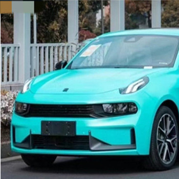Lanzamiento de Matte Tiffany Car Wrap Film Air con el pegamento de acrílico desprendible