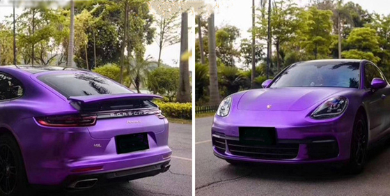 Burbuja Violet Car Wrap Film Self eléctrica libre que cura Swipeable