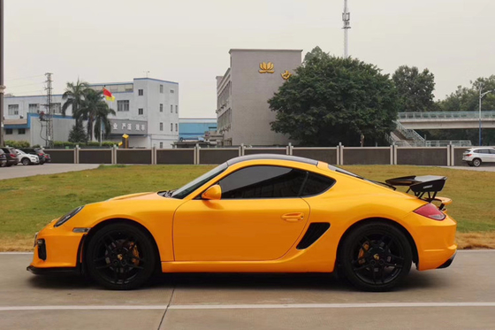 Abrigo resistente ULTRAVIOLETA desprendible del vinilo del abrigo amarillo metálico brillante del coche