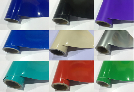 Sustancia química polimérica 140gsm resistente de la película del vinilo del corte del color del arte de la muestra