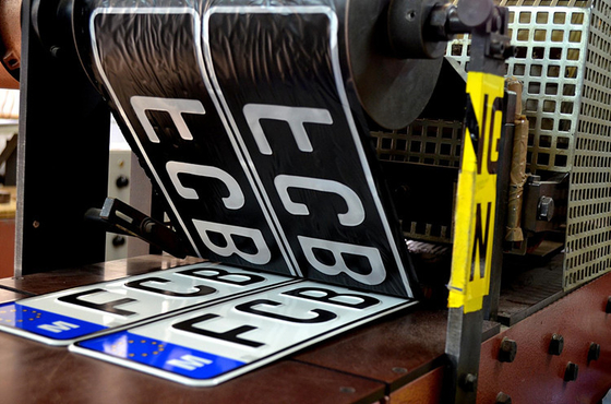 Placa prismática de intensidad alta retrorreflectiva del coche que cubre que cubre el SGS
