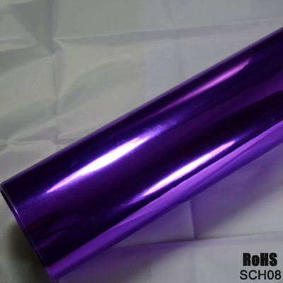 Abrigo azul adhesivo desprendible 140gsm del vinilo del efecto del espejo del abrigo del coche de Chrome