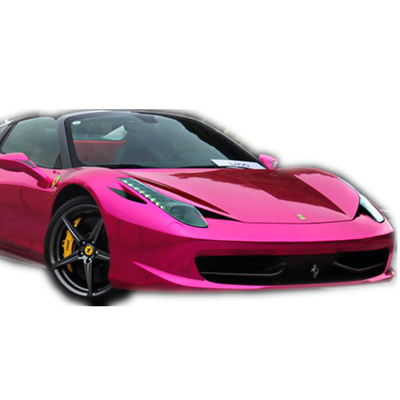 Efecto rosado a prueba de humedad libre del espejo del abrigo del vinilo del coche de Chrome de la burbuja