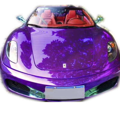 Lanzamiento ULTRAVIOLETA anti del aire de Chrome del coche del abrigo púrpura oscuro protector del vinilo