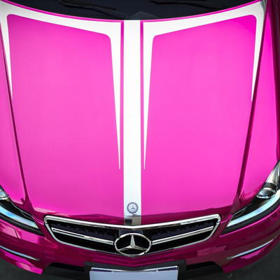 Abrigo brillante Rose Red Car Wrap Film desplazable del vinilo de Chrome del espejo del lanzamiento del aire