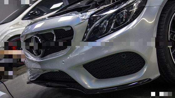 5 años de la durabilidad de Diamond Glitter Car Wrap Silver de la chispa del vinilo de anchura del abrigo el 1.52m