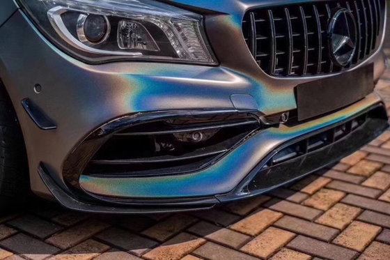 Lanzamiento adhesivo de acrílico los 60µM del aire del vinilo del abrigo del coche de Matte Laser Grey Bubble Free