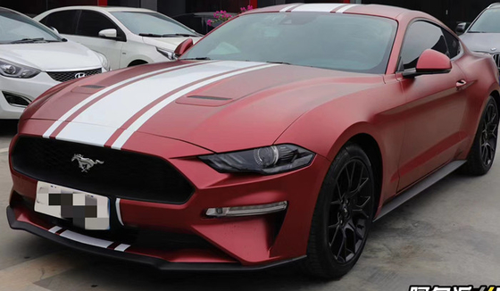 De las furgonetas de durabilidad de Matte Wine Red Car Wrap de la burbuja metálica del vinilo 5 años libres