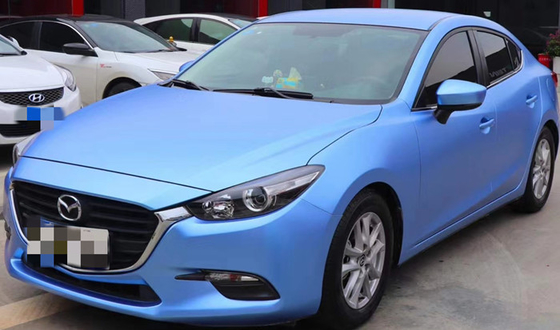 Artículo azul metálico de Matte Car Vinyl Wrap Film de la niebla no que se descolora