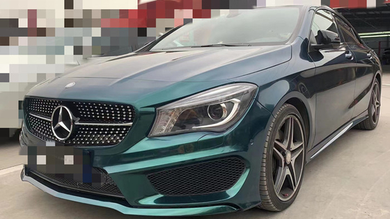 Abrigo resistente 140gsm del coche del lustre del vinilo del rasguño verde oscuro real automotriz del abrigo