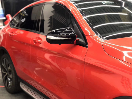 Abrigo metálico rojo del vinilo del lustre el flamear del abrigo del coche de la prueba del rasguño de Swipeable