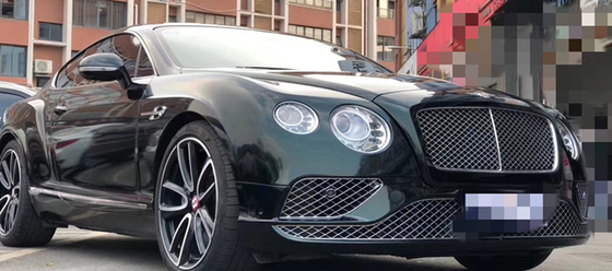 El alto abrigo verde oscuro del vinilo del coche del lustre con el PE cubrió el trazador de líneas de papel
