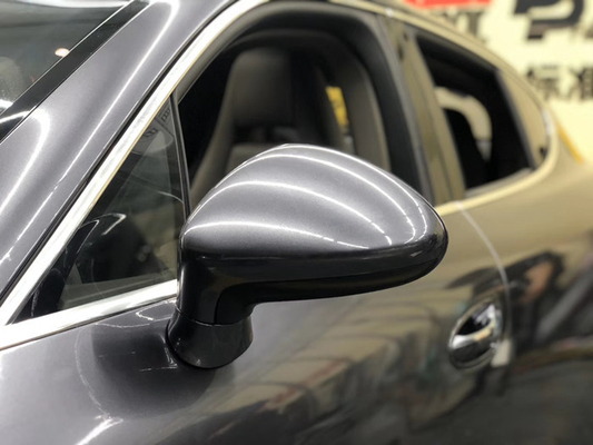Alto lustre Gray Vinyl Wrap Wrinkles Elimination oscuro 140gsm del coche
