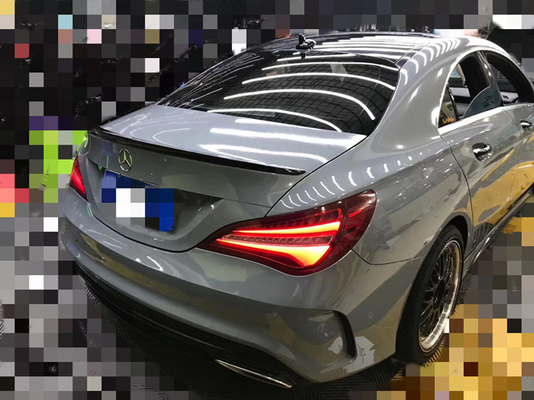 Abrigo de la publicidad del vehículo de la película de Ash Grey Wrap Polymeric Calendered Vinyl del cemento del lustre