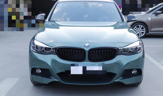 Abrigo metálico del vinilo de la prenda impermeable del abrigo del coche de la turquesa del lustre adhesivo desprendible
