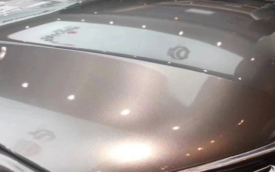 Abrigo fino metálico del vinilo del coche del lustre de Ash Gray de la batalla a prueba de humedad