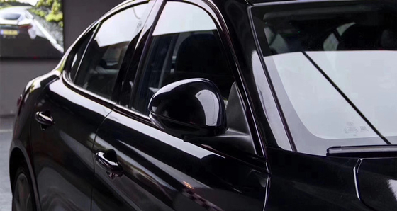 Abrigo desplazable los 60µM Ultra Gloss Car del vinilo del piano negro que envuelve el carrete de película