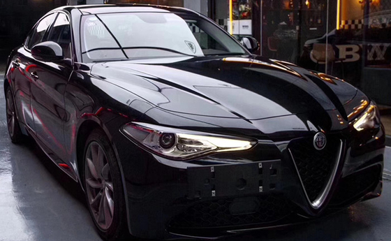 Abrigo desplazable los 60µM Ultra Gloss Car del vinilo del piano negro que envuelve el carrete de película