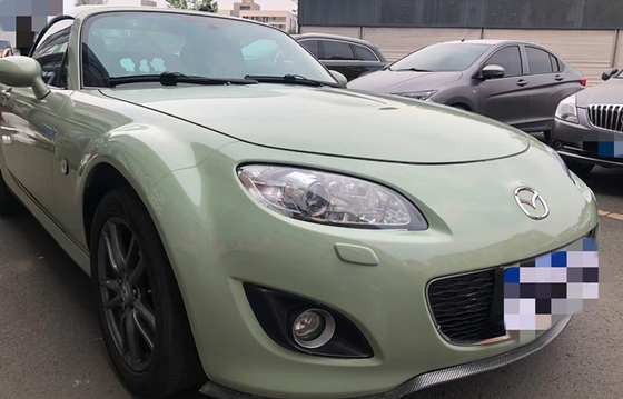 El coche ultra alto desplazable del lustre de la tolerancia de calor envuelve el abrigo automotriz verde de color caqui del vinilo