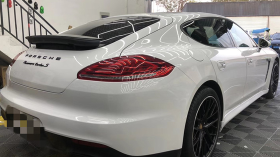 Ultra glose el abrigo de marfil ligero del coche de la prueba del rasguño de la resistencia térmica del abrigo del vinilo 140gsm
