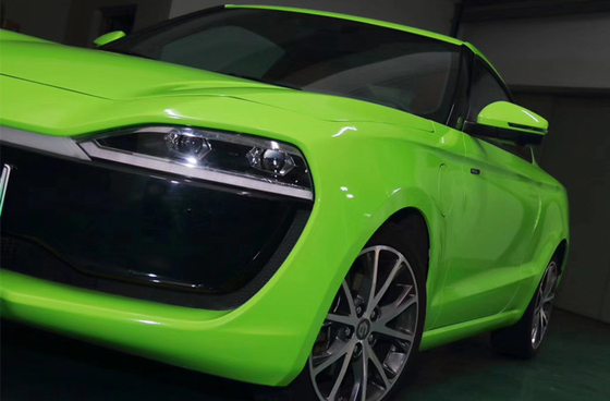 Lanzamiento del aire del abrigo del coche del lustre del nuevo vinilo verde de Sunproof alto para los autobuses