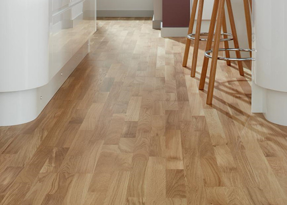3 vinilo auto-adhesivo laminado decorativo de la película 1.2m m del grano de madera de roble de la tira para los muebles