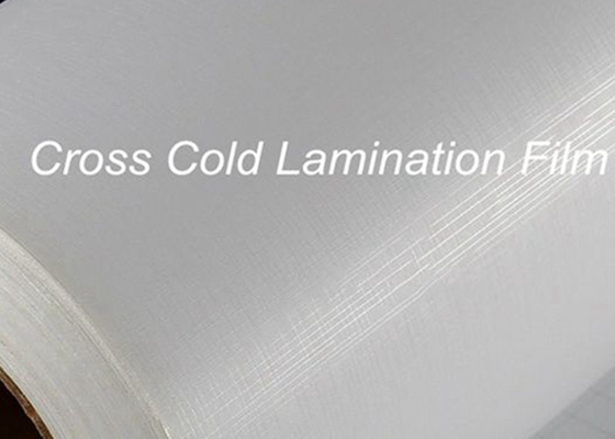 Película que lamina fría cruzada flexible 0.8m m semi transparentes