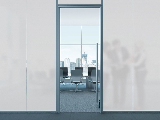 Película de la ventana de vidrio de la aislamiento del 1.22M*50M Matte White Window Film Decorative