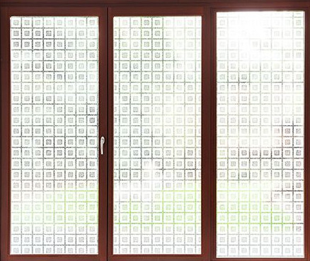 Los parásitos atmosféricos de la película de vidrio de la ventana de dos Tone Sparkle Privacy Removable Decorative se aferran