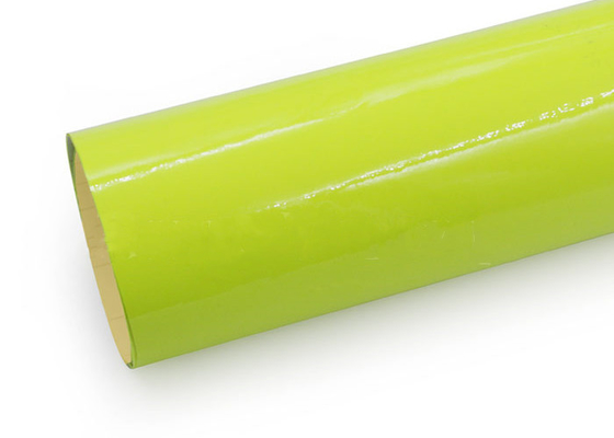 Rasguño decorativo de la película 0.1m m del vinilo del corte del color fluorescente del PVC resistente