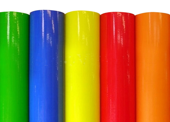 Rasguño decorativo de la película 0.1m m del vinilo del corte del color fluorescente del PVC resistente