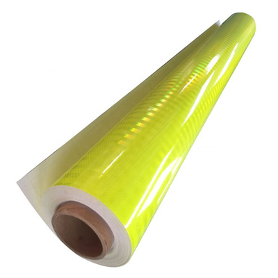 Película de Diamond Grade Prismatic Reflective Sheeting de la señal de tráfico 10 años de durabilidad